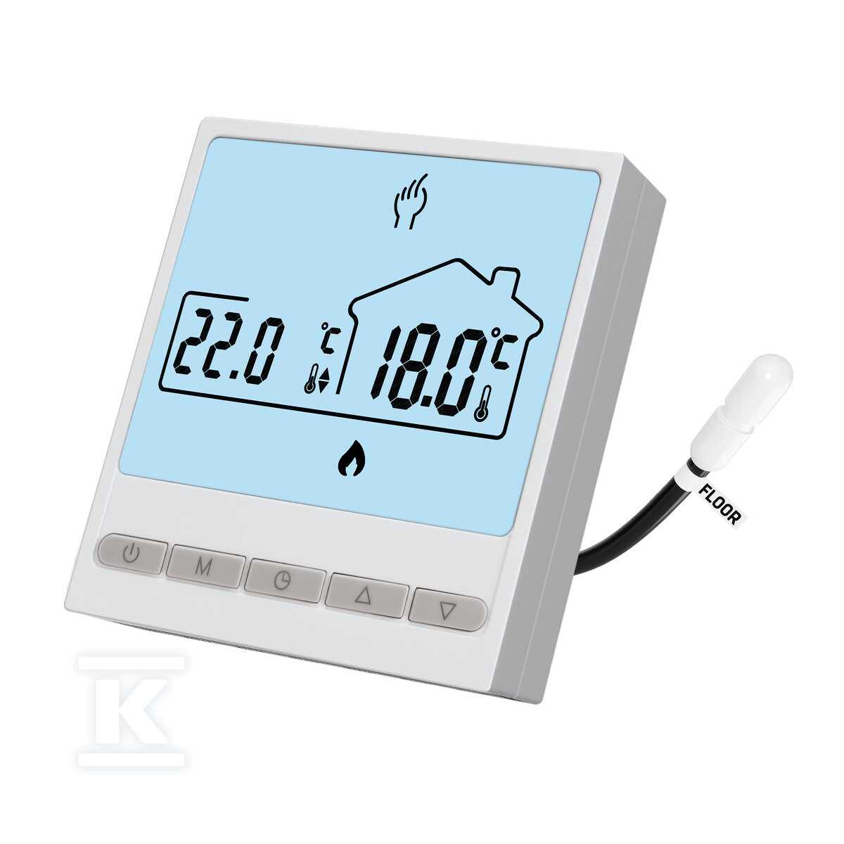 Termostat programowalny HD-T05.W z komunikacją Wi-Fi – biały HD-T05.W.WI-FI