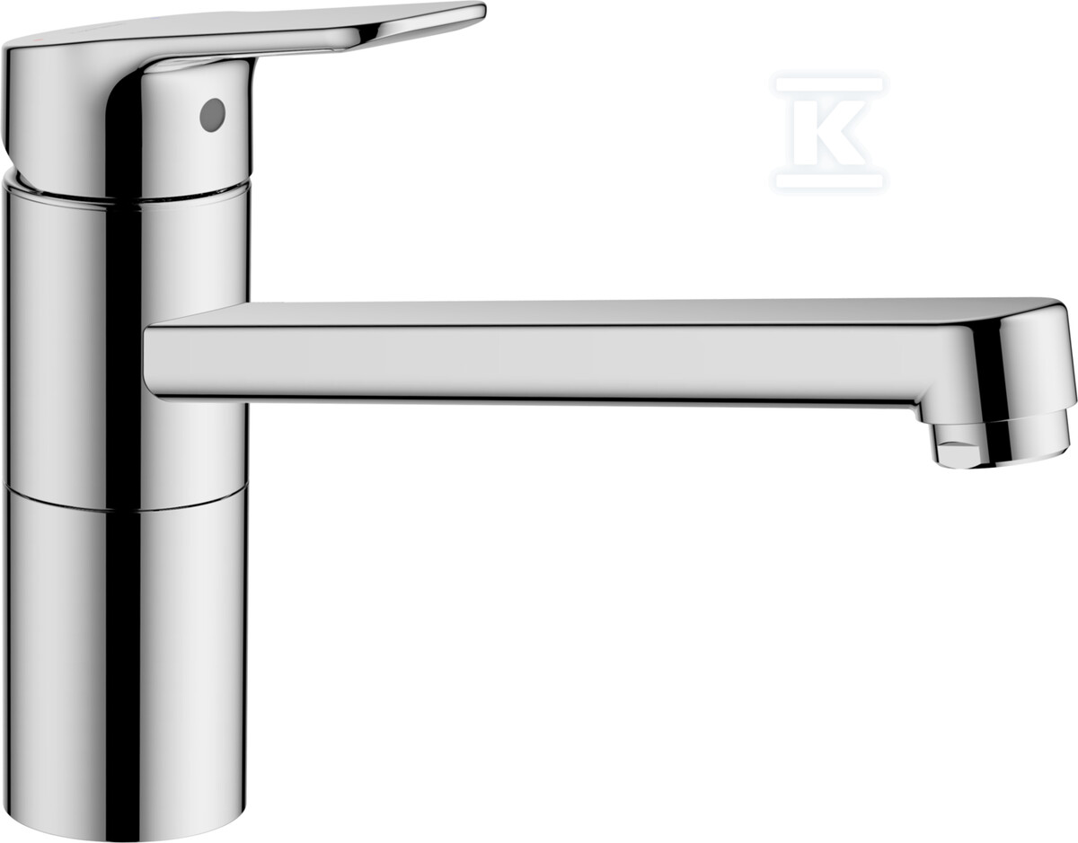 Bateria kuchenna jednouchwytowa HANSABASIC, zasięg: 223 mm, kolor: chrom 55482203