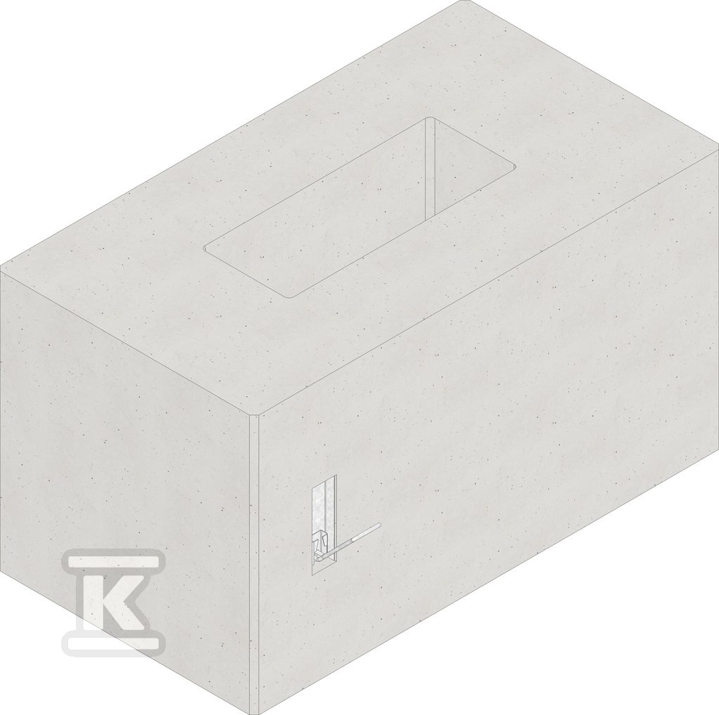 Element pośredni studzienki FASERFIX BIG BL 150, z 2 kotwami kulistymi, zbrojony 82776