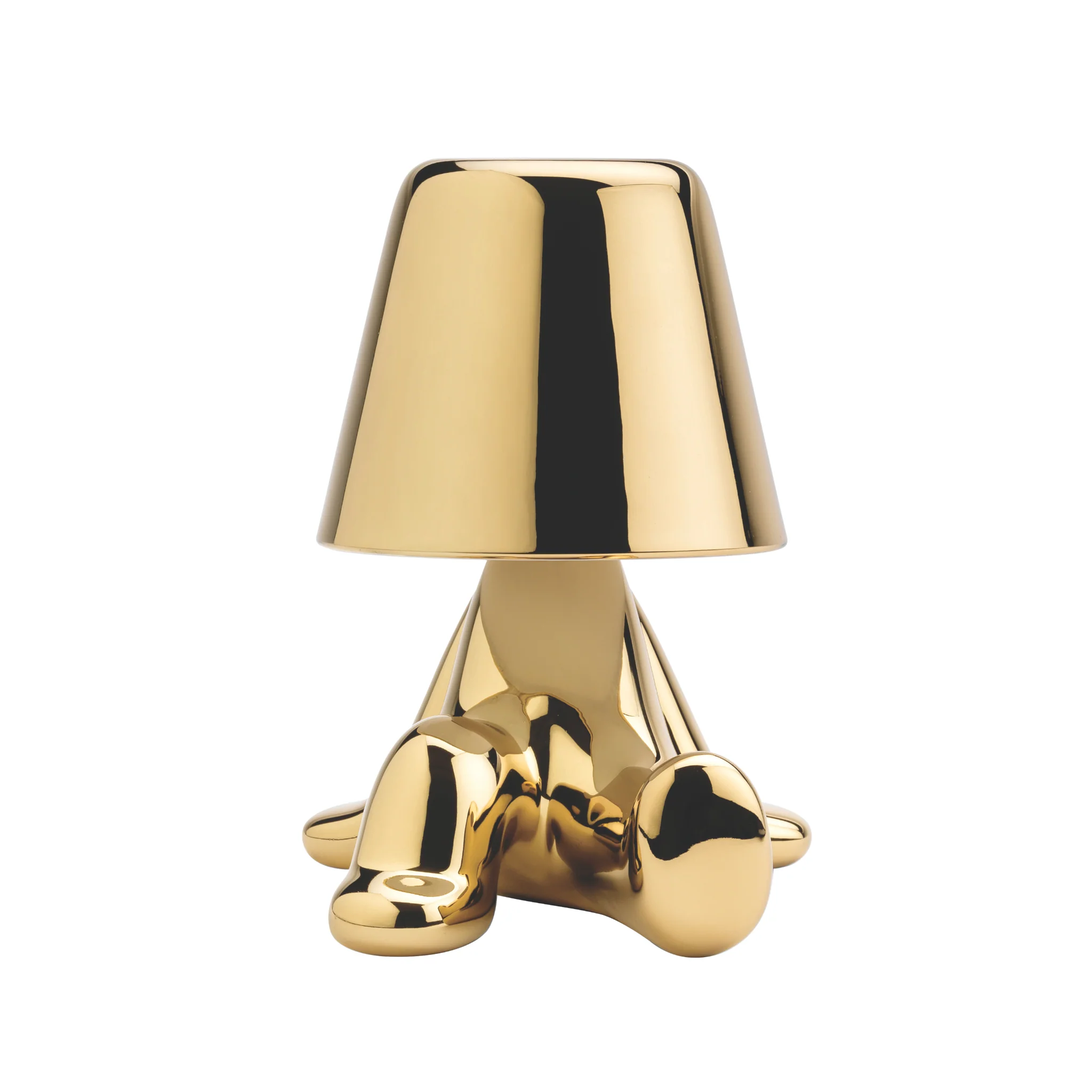Lampka GOLDEN BROTHERS – BOB złoty