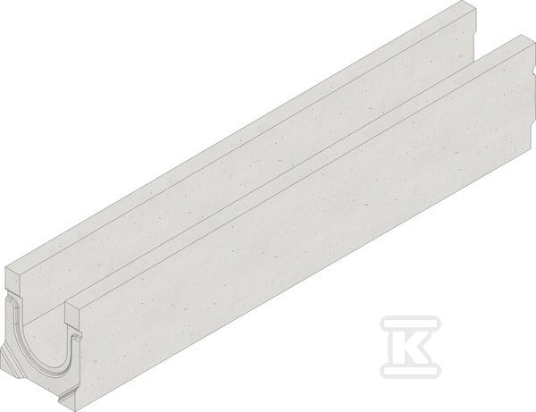 Korytko FASERFIX STANDARD E 100 typ 2, ze spadkiem 0,6% 6202