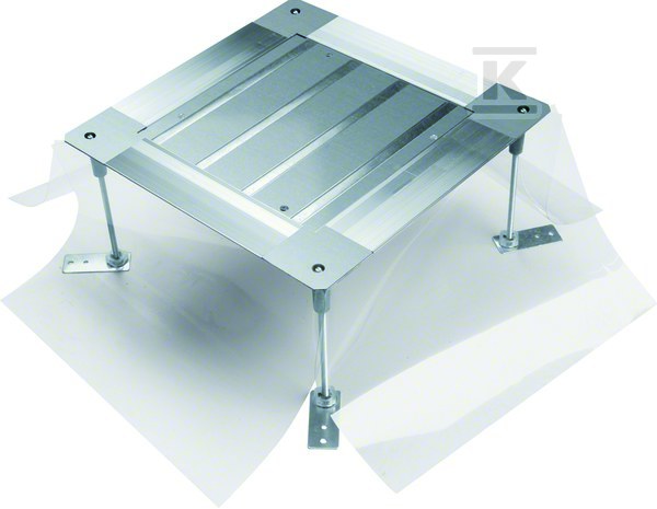 Puszka podłogowa uniwersalna na nóżkach rozmiar 2 215-265 mm stal, TEHALIT.UK UDH2215265