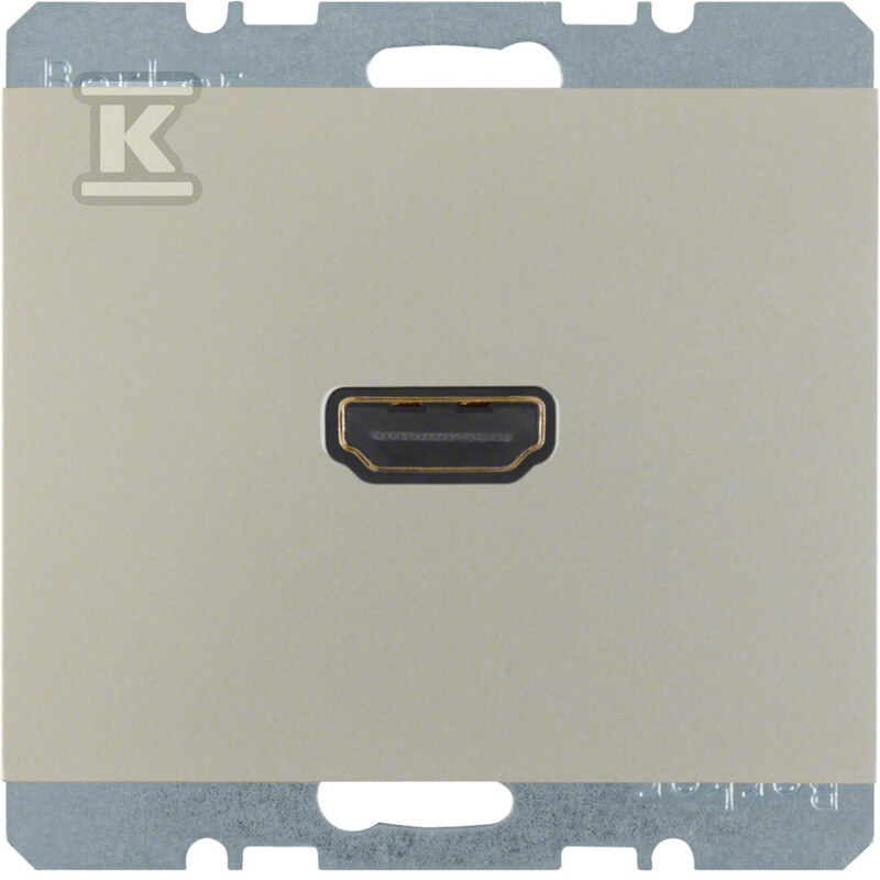 Gniazdo HDMI, stal szlachetna, lakierowany, K.5 3315427004