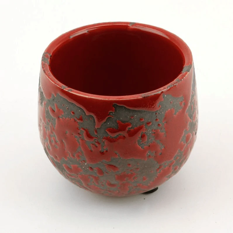 Vas decorativ din ceramica Jemen Red D8