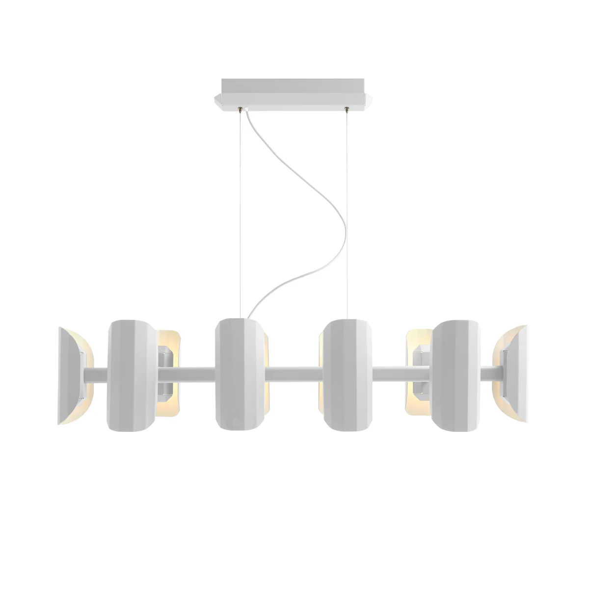 Lampa wisząca wieloramienna APOLIN biały