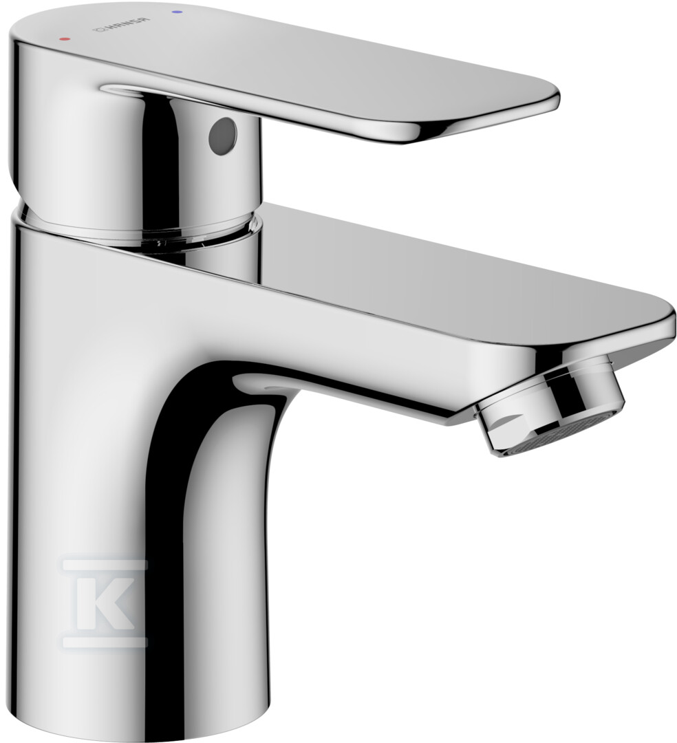 Bateria umywalkowa jednouchwytowa HANSABASIC, zasięg: 101 mm, kolor: chrom 55422203