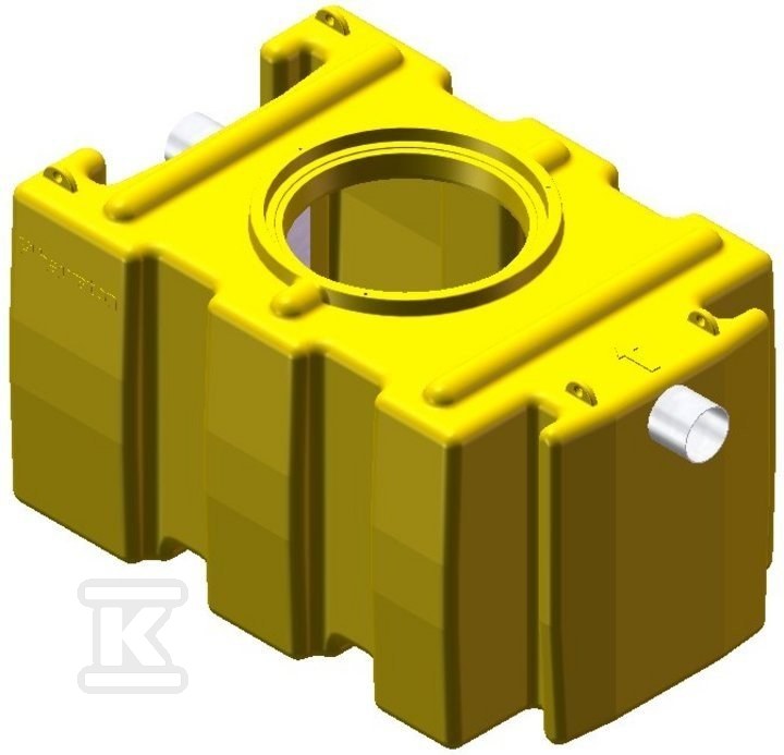 Separator skrobi SaPE 02 – polietylenowy, przepustowość maks. 2 l/s, króćce z PE – AQUAFIX 10PE 386202