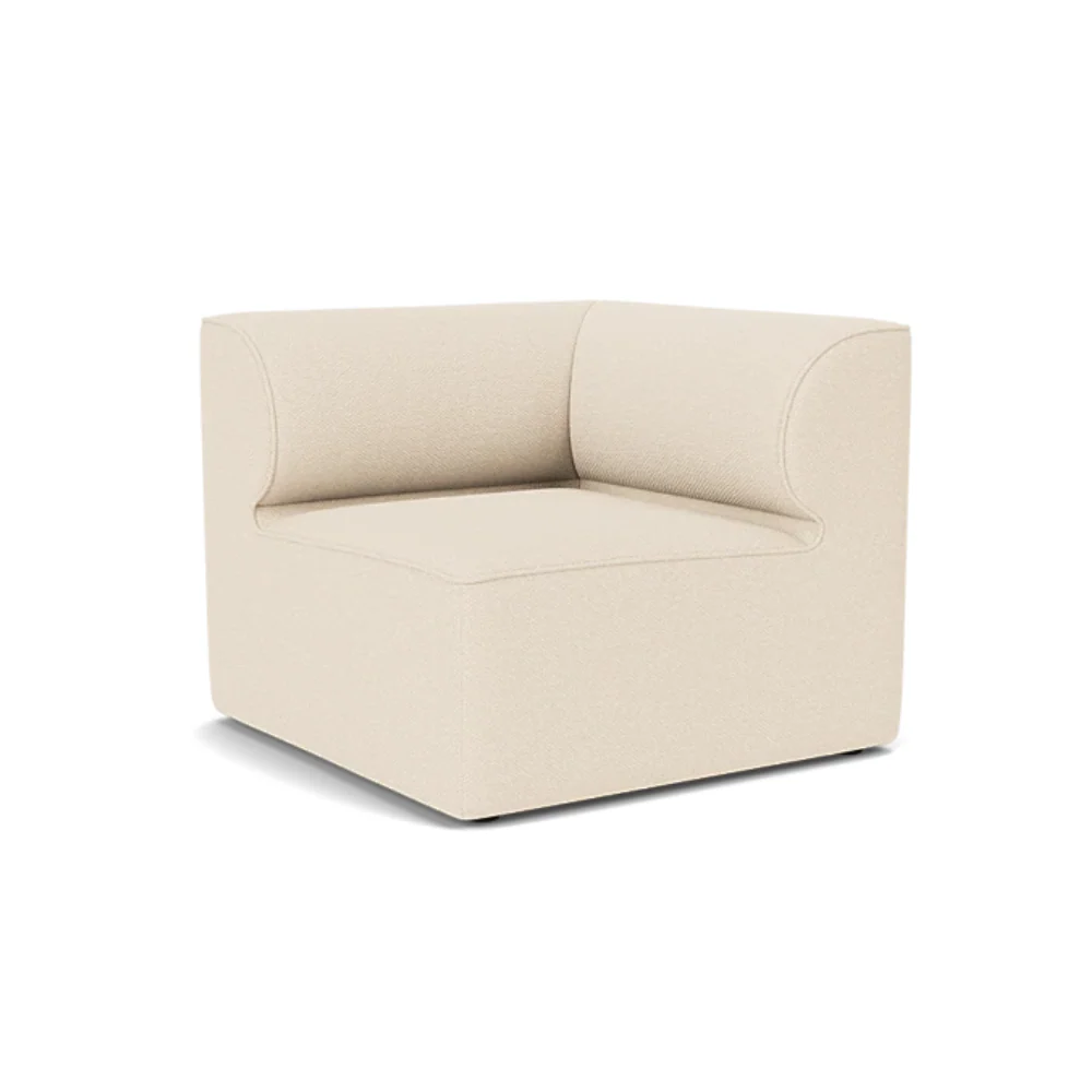 Sofa modułowa EAVE – moduł narożny prawostronny kremowy