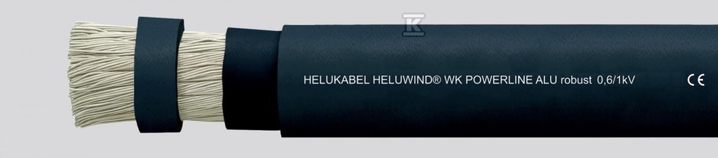 Przewód aluminiowy 1kV heluwind 1×150 do turbin wiatrowych 707100