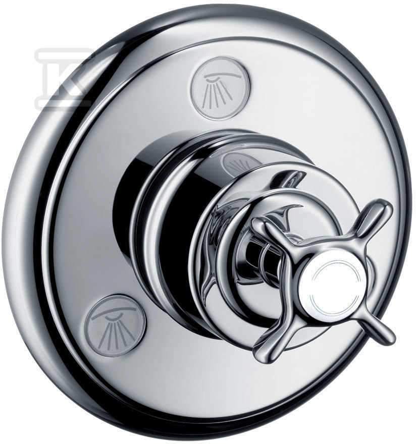 Element prysznicowy Hansgrohe AXOR Montreux Trio/Quattro, DN20, 16830820, nikiel szczotkowany