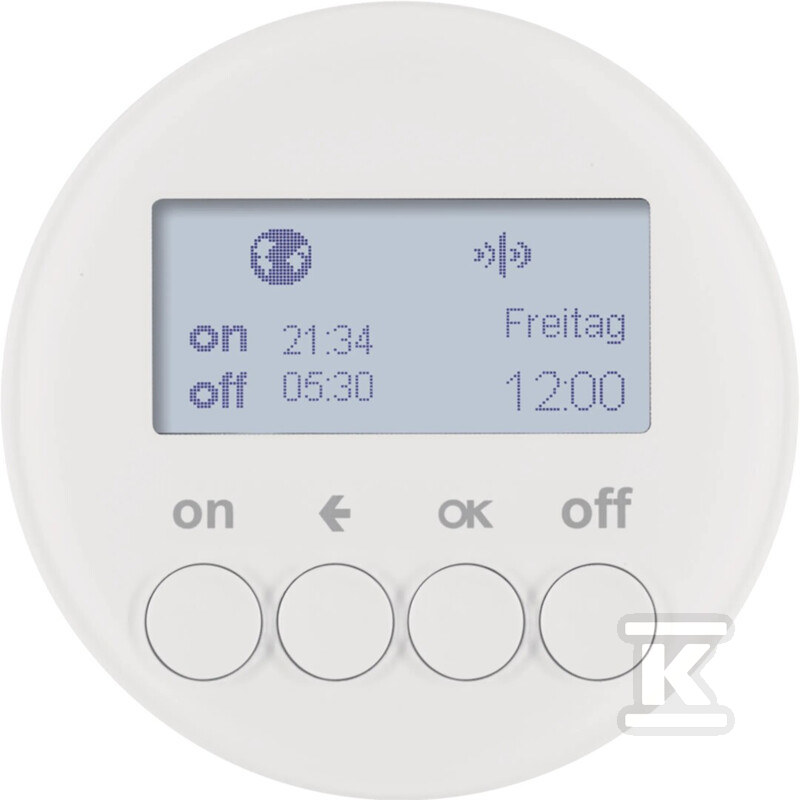Łącznik czasowy biały , quicklink, R.X/1930/GLAS KNX RF 85745239