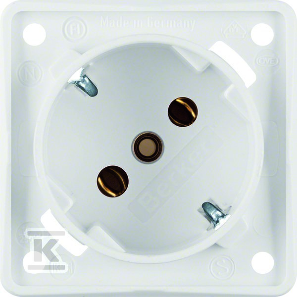 Gniazdo SCHUKO 45°, mechanizm biały, INTEGRO FLOW 841852522