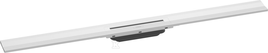 Element zewnętrzny odpływu RainDrain Flex 1000 – możliwość przycięcia, montaż przy ścianie biały mat 56053700