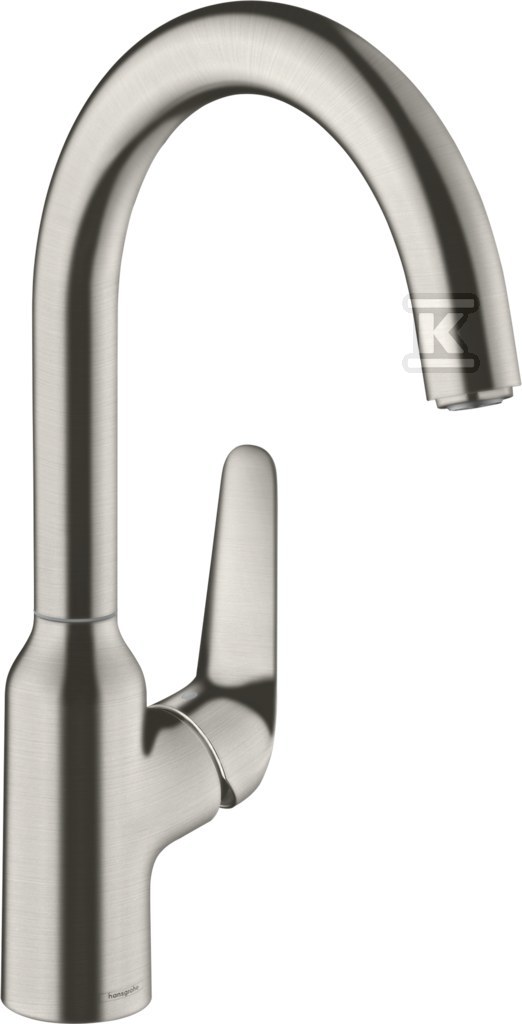 Bateria zlewozmywakowa Focus M42 jednouchwytowa 220, 1jet stal szlachetna 71802800