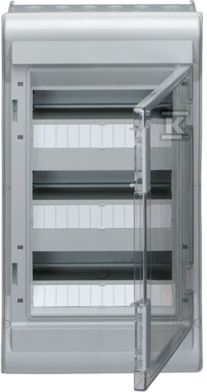 Rozdzielnica n/t IP65 odporna na UV przetłoczenia 3R/36M (3×12) VE312PN