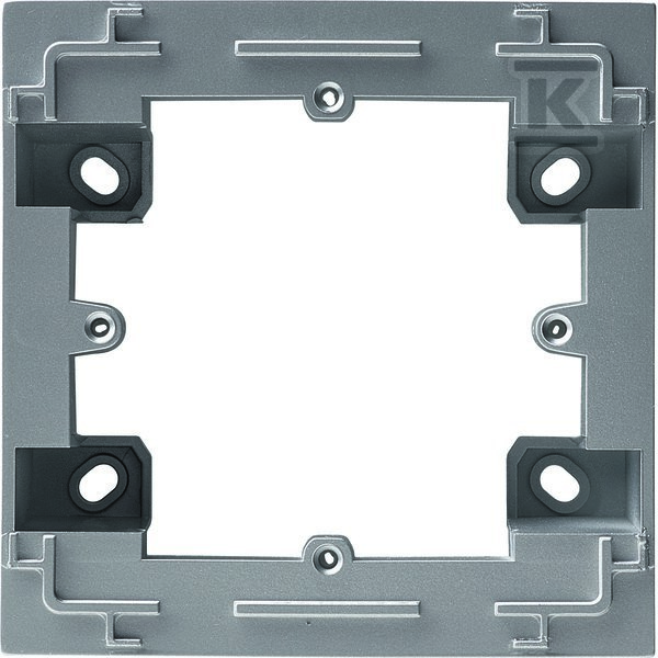 Adapter natynkowy 1-krotny, srebrny, LUMINA INTENSE WL5812