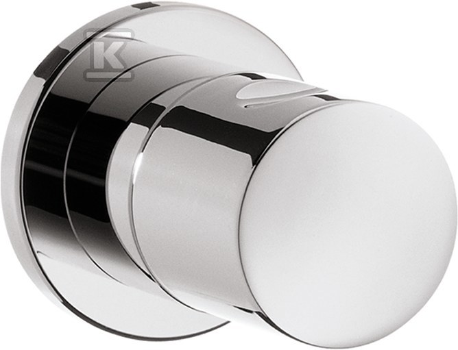 Zawór odcinający Hansgrohe Axor Uno 2 podtynkowy DN15 / DN 20, z uchwytem cylindrycznym, element zewnętrzny chrom 38976000