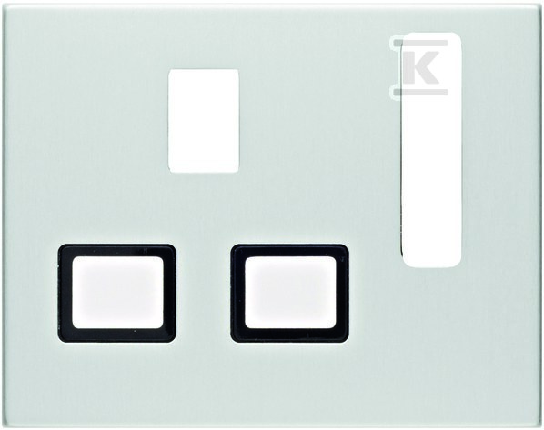 Płytka czołowa do gniazda z uziemieniem standard brytyjski, aluminium, K.5 3313077013