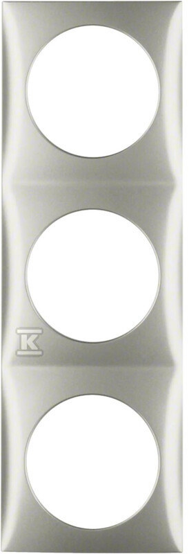 Ramka 3-krotna, stal szlachetna, lakierowany, INTEGRO FLOW 918192524