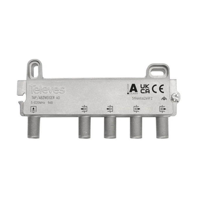 Odgałęźnik końcowy F 4D 5…1220MHz 9dB (DOCSIS 3.1)