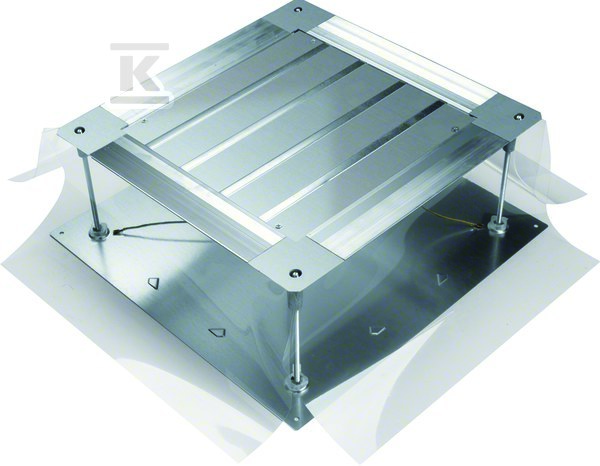 Puszka podłogowa uniwersalna na płycie rozmiar 2 165-215 mm stal, TEHALIT.UK UDB2165215