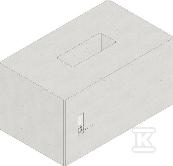 Element pośredni studzienki FASERFIX BIG BL 300 typ XP, z 2 kotwami kulistymi 84796