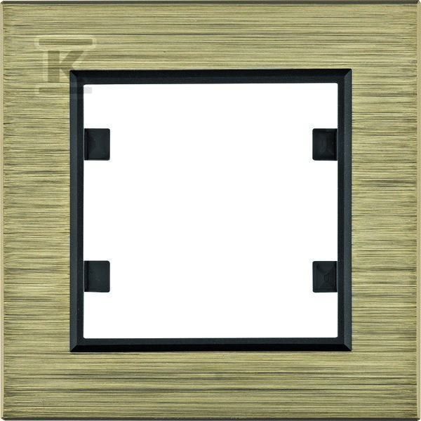 LUMINA Passion Ramka 1-krotna, aluminium mosiądz WL9014
