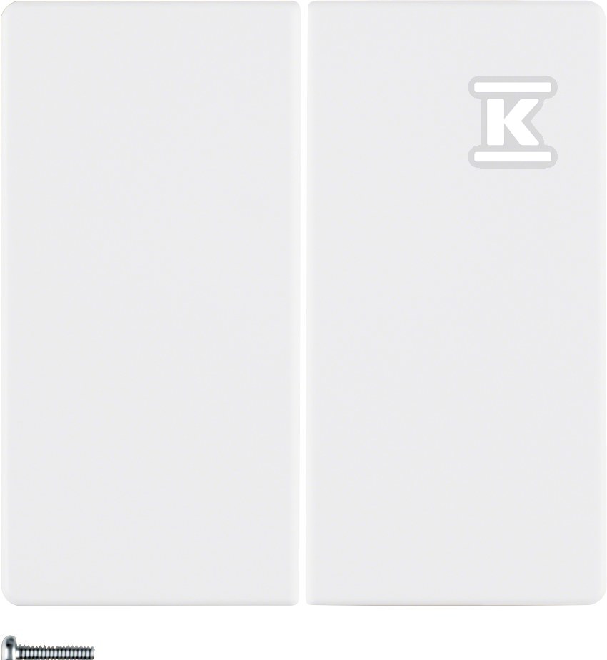 Przycisk 2-krotny biały, aksamit, quicklink, Q.X KNX RF 85146129