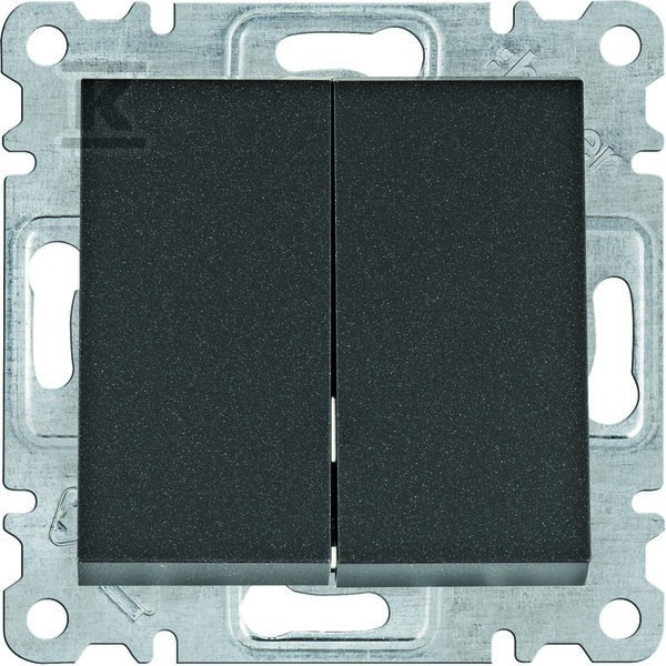 LUMINA Łącznik seryjny/świecznikowy, czarny WL0043