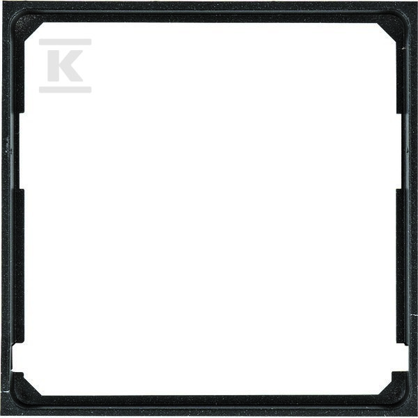 LUMINA Pierścień adaptacyjny do płytek czołowych 50×50, czarny WL5313
