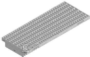 Ruszt kratowy FASERFIX KS 150, MW 11/30, stal nierdzewna, kl. E 600 11572