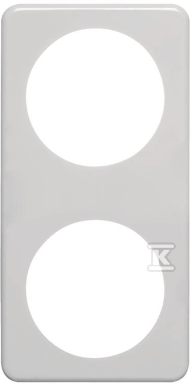 Ramka 2-krotna, biały, połysk, INTEGRO 9182619