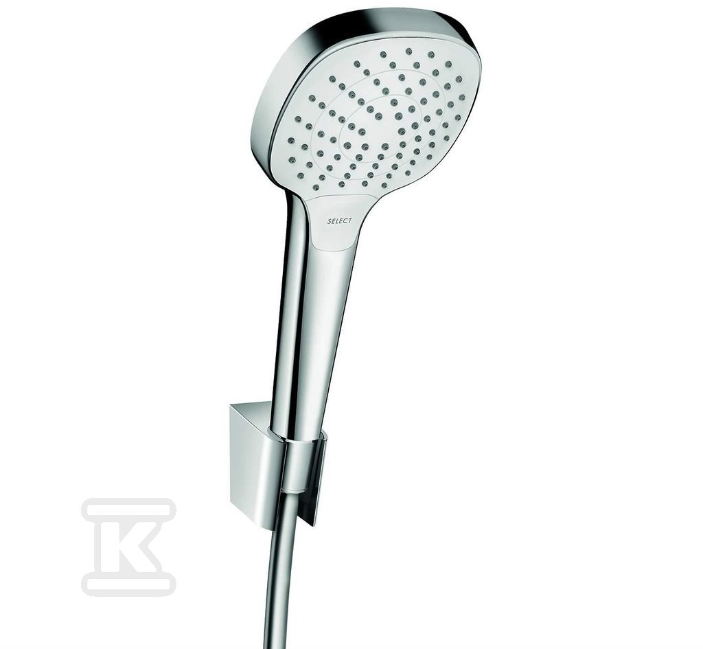 Zestaw prysznicowy Hansgrohe Croma Select E Vario3 strumieniowy z wężem przysznicowym 125 cm 26425400