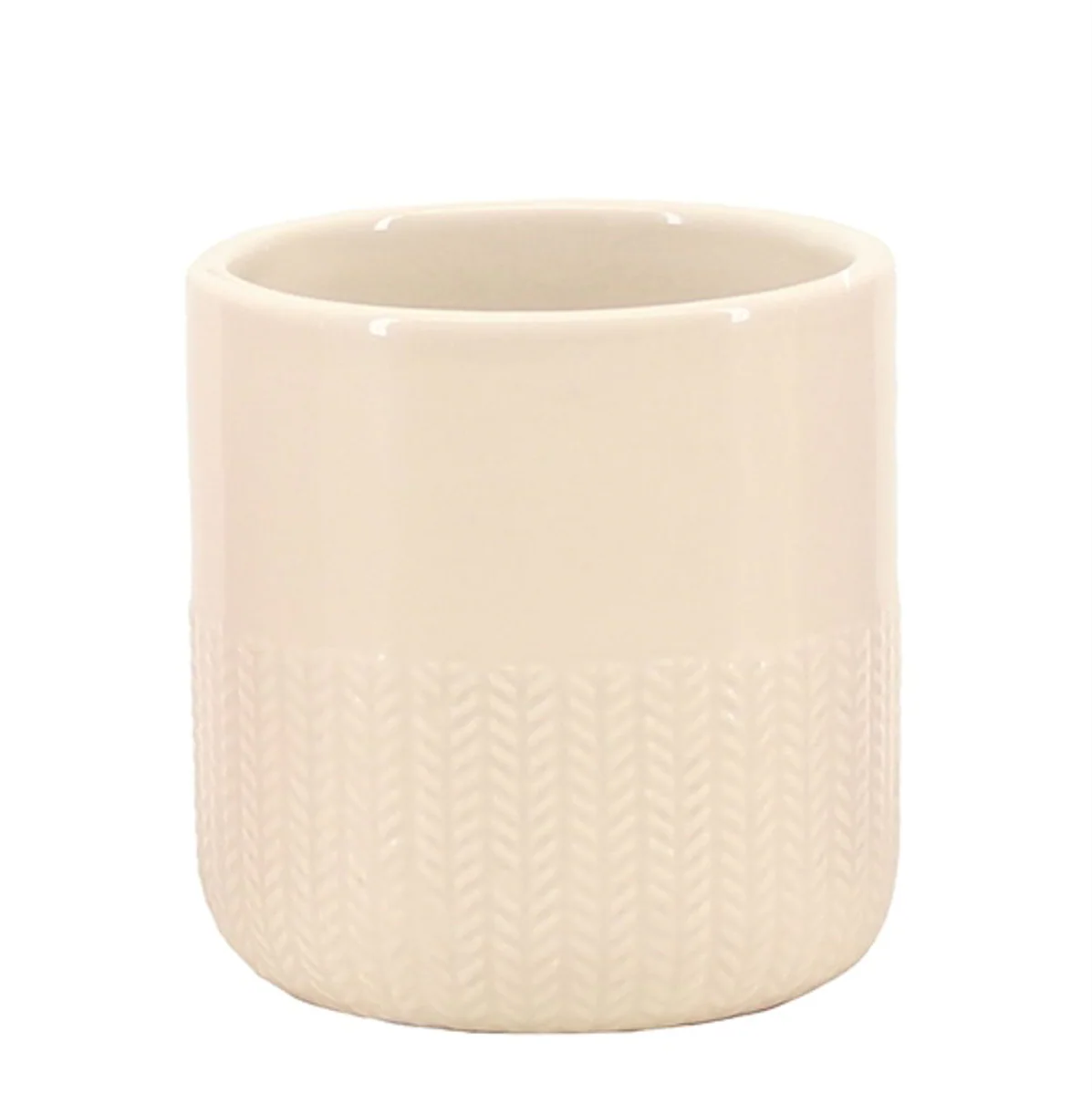 Vas decorativ ceramic Morgan Panna Gloss D12