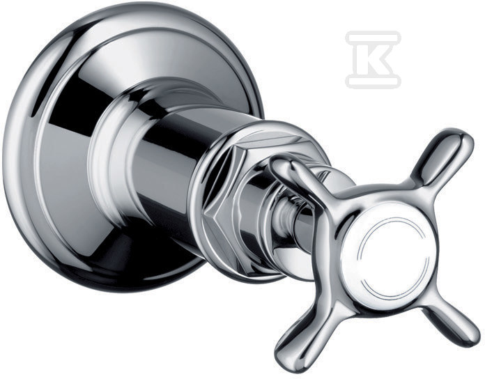 Zawór odcinający Hansgrohe Axor Montreux podtynkowy, element zewnętrzny – nikiel szczotkowany 16871820