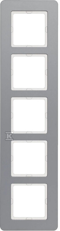 Ramka 5-krotna, aluminium, Q.7 10156074