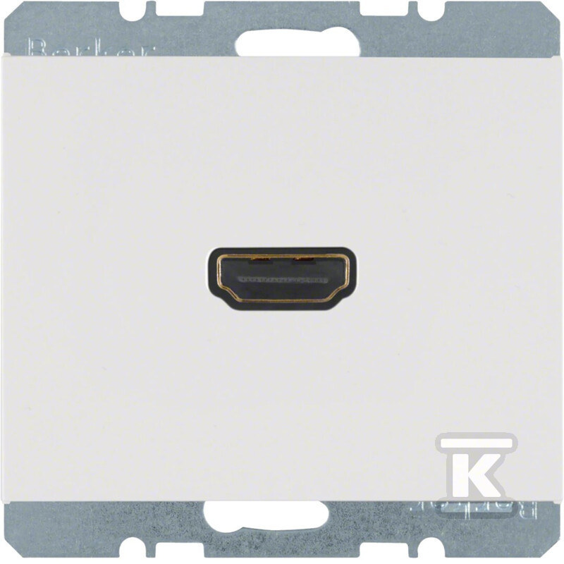 Gniazdo HDMI z przyłączem 90° biały, K.1 3315437009