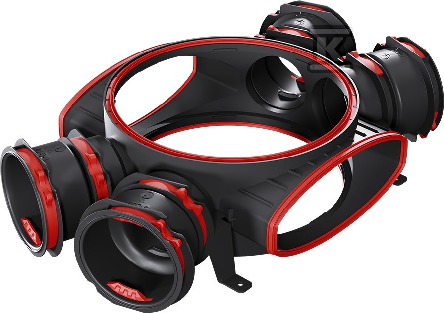 Korpus skrzynki rozdzielczej Heatpex Aria Connect, 90 mm 52413100100W