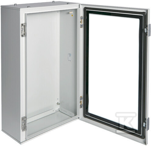Obudowa stalowa 650x400x200 mm, IP65, drzwi transparentne FL167A