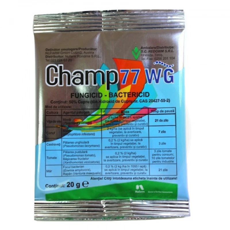 Champ 77 WG – Fungicid/bactericid de contact