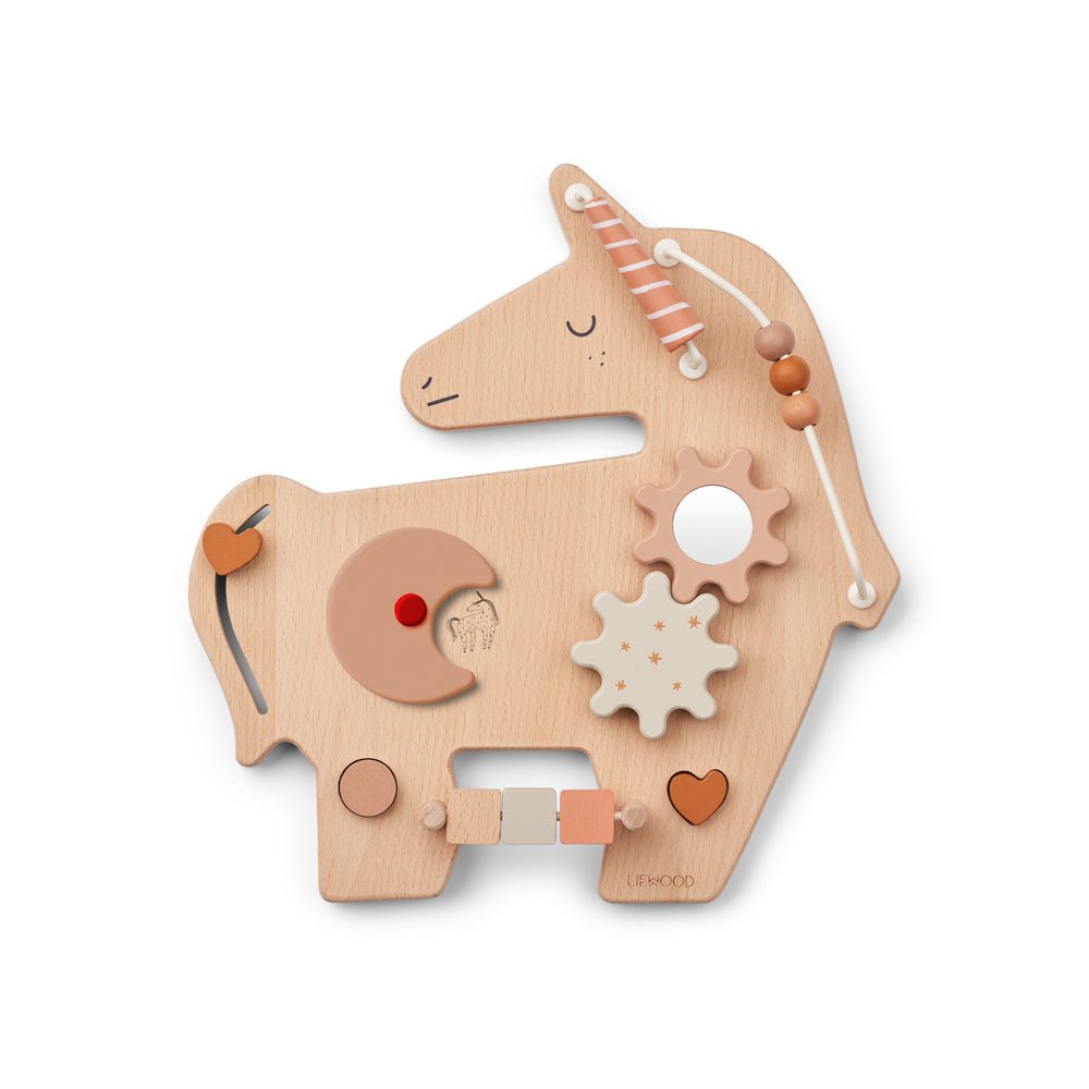 Drewniana tablica manipulacyjna Carola Unicorn