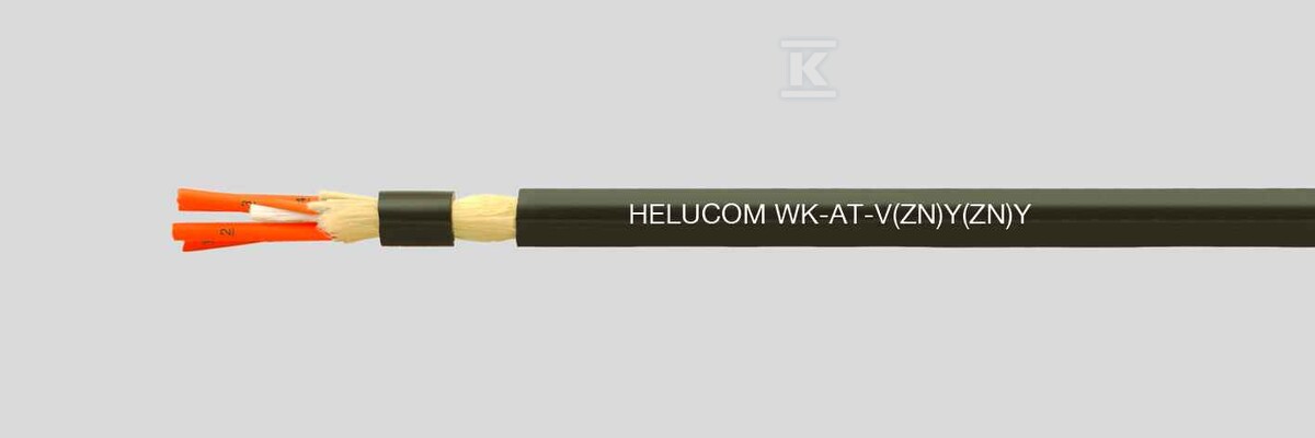 Kabel światłowodowy helucom AT-V(ZN)Y(ZN)Y 12G50/125 CZ UL czarny UL 803349
