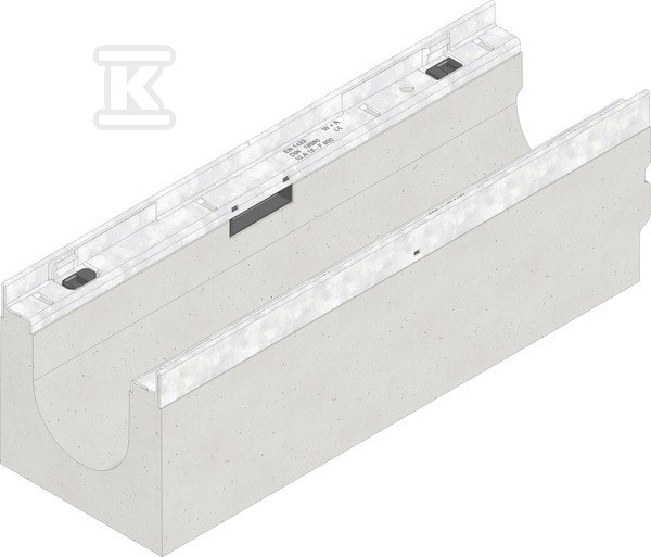 Korytko FASERFIX KS 100 typ 0105, bez spadku, ramy ocynkowane 8049
