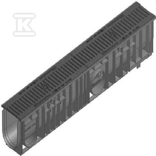 Korytko RECYFIX STANDARD 200, typ 020, z rusztem żeliwnym, szczelinowym SW 20,5, kl. C 250 40661