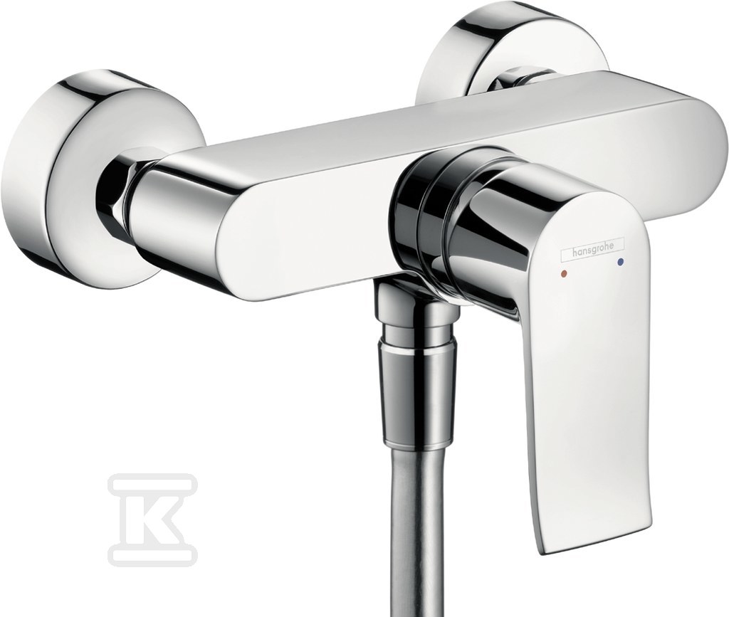 Bateria prysznicowa Hansgrohe Metris E2 jednouchwytowa DN15, montaż natynkowy chrom 31680000
