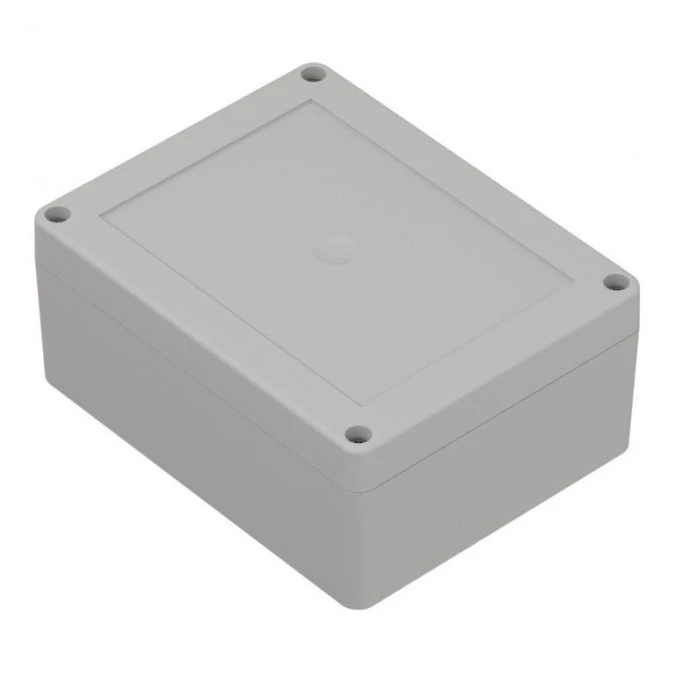 Obudowa plastikowa ZP140.110.60 jasna z tulejkami mosiężnymi ABS ‑ ZP140.110.60J TM ABS