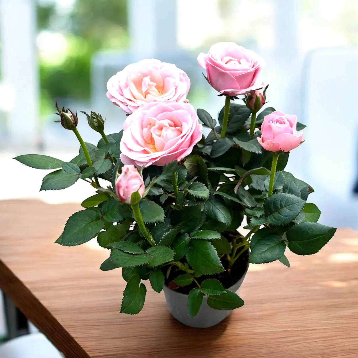 Trandafiri pitici ‘Rosa Princess of Infinity’ (3 plante/ghiveci) – flori parfumate
