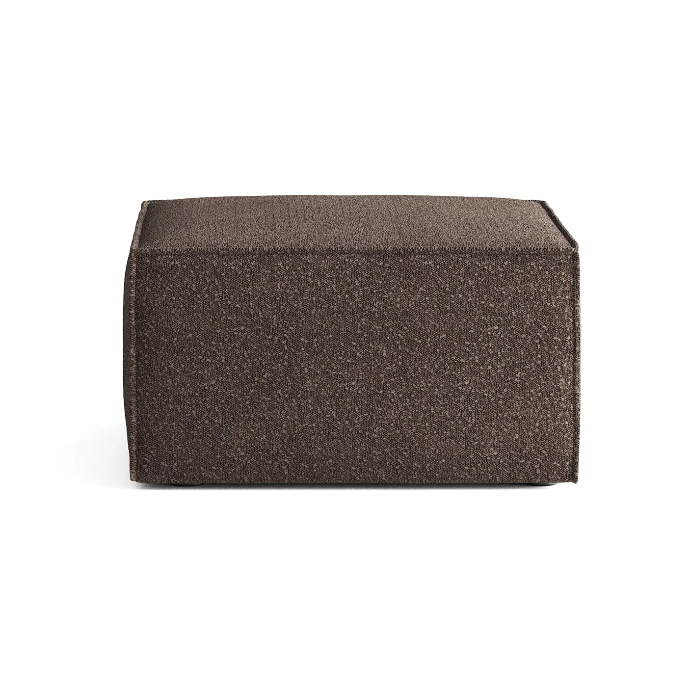 Sofa modułowa ANDO – puf brązowy boucle