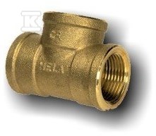 Trójnik mosiężny HELA-T 50×50/90 GW 2″ PN10, do rur preizolowanych Pex/PE, oznaczenie: T 50 61105000200T