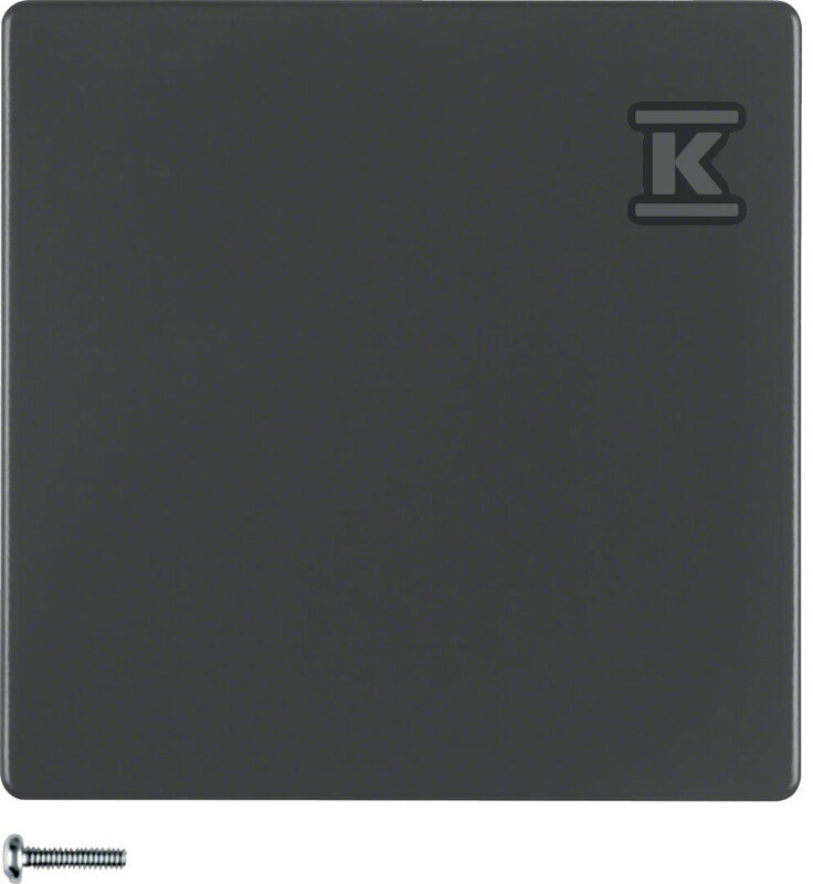 Przycisk 1-krotny, antracyt, aksamit lakierowany, quicklink, Q.X KNX RF 85145126